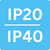 IP20 IP40